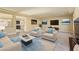 Bright living room featuring modern decor, neutral tones, and stylish furniture arrangement at 9737 Toad Hollow St, Las Vegas, NV 89141