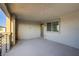 Empty balcony featuring neutral walls and ceilings, with a window view and balcony railing at 1103 Tektite Ave, Henderson, NV 89011