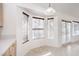 Breakfast nook featuring many windows and a door to the backyard at 133 Park Ridge Ln, Henderson, NV 89002