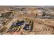 Expansive aerial view of home, outbuildings, and large desert property with mature trees and distant mountain views at 170 Story Ave, Pahrump, NV 89060