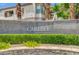 Attractive stone sign with landscaping welcomes residents to the Carlisle community at 1713 Queen Victoria St # 104, Las Vegas, NV 89144