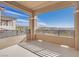 Large balcony with neighborhood views and modern architecture at 244 Native Stone St, Las Vegas, NV 89138