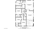 Second floor layout featuring a primary bedroom, Gathering room, laundry room, bathrooms, and several bedrooms at 2581 Tolmezzo St, Henderson, NV 89044