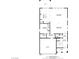 First floor layout showing a kitchen, living room, dining room, mudroom, garage and bedroom at 2581 Tolmezzo St, Henderson, NV 89044
