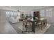 Spacious living and dining area, featuring modern furnishings and abundant natural light at 2581 Tolmezzo St, Henderson, NV 89044