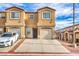 Inviting townhome featuring a private garage and convenient driveway space at 2620 Sierra Seco Ave # 101, Las Vegas, NV 89106