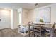 Cozy dining area featuring modern decor and ample natural light at 2657 Fawn Beige Ct, North Las Vegas, NV 89086