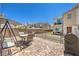 Brick patio featuring outdoor dining and seating areas, perfect for entertaining at 2657 Fawn Beige Ct, North Las Vegas, NV 89086
