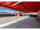 A large covered patio area with a spacious yard for entertaining at 2809 Webster St, North Las Vegas, NV 89030