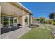 Serene backyard with covered patio, hot tub, and golf course views for relaxing outdoor living at 2885 Red Springs Dr, Las Vegas, NV 89135