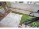 Backyard view featuring artificial turf, stone pavers, and a block wall at 3025 Yankee Clipper Dr, Las Vegas, NV 89117