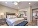 Cozy bedroom features a mirrored closet, plush bed, and two side tables for a relaxing retreat at 3101 Hayden Ct, Las Vegas, NV 89134