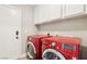 Efficient laundry room with modern appliances and ample cabinet space at 3249 Palmdesert Way, Las Vegas, NV 89120