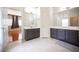 Bathroom featuring double sinks and vanity at 3696 Waynesvill St, Las Vegas, NV 89122