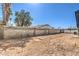 Wide open backyard with potential, showcasing a block wall, and ample sunlight at 4774 San Sebastian Ave, Las Vegas, NV 89121