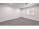 Bedroom featuring gray carpet, a window with blinds, and recessed lighting at 4774 San Sebastian Ave, Las Vegas, NV 89121