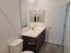 Clean, well-lit bathroom featuring a modern vanity and a new toilet at 7334 N Decatur Blvd # 6, Las Vegas, NV 89131