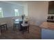 Bright dining area with modern decor and plenty of space for entertaining at 7334 N Decatur Blvd # 6, Las Vegas, NV 89131