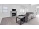 Bright living room with fireplace, neutral walls, and hardwood floors at 823 Crabapple Dr, Henderson, NV 89002