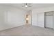 Bright bedroom with a large closet and an adjacent bathroom, perfect for relaxation at 9785 Gallo Dr, Las Vegas, NV 89147