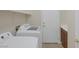 Convenient laundry room with sink, storage, and modern appliances at 11763 Kingsland Ave, Las Vegas, NV 89138