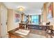 Contemporary kitchenette with granite countertops, modern appliances, and a breakfast bar at 125 E Harmon Ave # 1620, Las Vegas, NV 89109