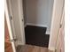 Walk-in closet with dark wood floor, featuring neutral walls and trim at 150 N Las Vegas Blvd # 1217, Las Vegas, NV 89101