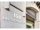 Clear and prominent street address sign, 150 Las Vegas Blvd N, ensuring easy identification of the building's location at 150 N Las Vegas Blvd # 1217, Las Vegas, NV 89101