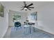 Bright office space features a stylish desk, modern decor, and a window view at 1594 Pontine Ct, Henderson, NV 89052