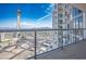 Balcony overlooking the city skyline at 200 W Sahara Ave # 3312, Las Vegas, NV 89102