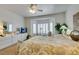 Bedroom with a cozy bay window area and a decorative bed at 2180 Tiger Links Dr, Henderson, NV 89012