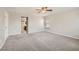Bright, carpeted bedroom with an ensuite bathroom at 224 Pioneers Peak Ave, Henderson, NV 89002