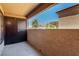 Outdoor balcony provides a secluded view with storage and privacy at 2451 N Rainbow Blvd # 1016, Las Vegas, NV 89108