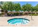 Take a dip in the community hot tub. Surrounded by lounge chairs and community landscaping at 2451 N Rainbow Blvd # 1016, Las Vegas, NV 89108