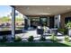 Inviting patio with outdoor seating, and a view of the pool at 2655 Juniper Branch St, Las Vegas, NV 89117