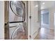 Convenient laundry room featuring stacked washer and dryer at 353 E Bonneville Ave # 503, Las Vegas, NV 89101