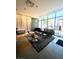 Stylish lobby with comfortable seating and colorful rug at 353 E Bonneville Ave # 503, Las Vegas, NV 89101