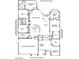 Detailed floor plan showing the layout of this home with the Primary bedroom suite at 382 Chaplin Cove Ave, Las Vegas, NV 89183