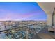 Balcony with city views and outdoor seating at 4381 W Flamingo Rd # 57306, Las Vegas, NV 89103
