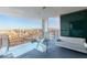 Balcony pool with seating offers a stunning city view and a luxurious relaxation space at 4381 W Flamingo Rd # 57306, Las Vegas, NV 89103