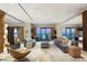 Modern living room featuring city views and contemporary design at 4381 W Flamingo Rd # 57306, Las Vegas, NV 89103