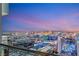 Balcony with expansive city views at 4381 W Flamingo Rd # 57306, Las Vegas, NV 89103