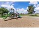 Neighborhood playground featuring play structure with slides surrounded by a bark chip safety surface at 4624 Ventana Rey St, North Las Vegas, NV 89081