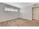 Modern bedroom with window and closet at 5409 Holmby Ave, Las Vegas, NV 89146