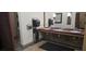 Community center bathroom with multiple sinks, paper towel dispenser, and large mirrors at 6160 Majestic Wind Ave, Las Vegas, NV 89122
