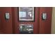 Community center drinking fountains with men's and women's locker room signs above them at 6160 Majestic Wind Ave, Las Vegas, NV 89122