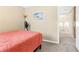 Bedroom with a bed and a wall decoration at 6440 High Sierra Ave, Las Vegas, NV 89156