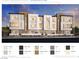 Modern townhome exterior featuring multi-story design and contemporary architectural details at 647 Spotted Falcon St, Las Vegas, NV 89138
