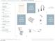 Designer secondary bathroom finishes including vanity cabinets, faucet, toilet, and bath accessories at 654 Agate Bridge St, Las Vegas, NV 89138