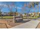 Stone entrance sign welcomes you to The South Commons community at 7632 Calico Fields St, Las Vegas, NV 89149
